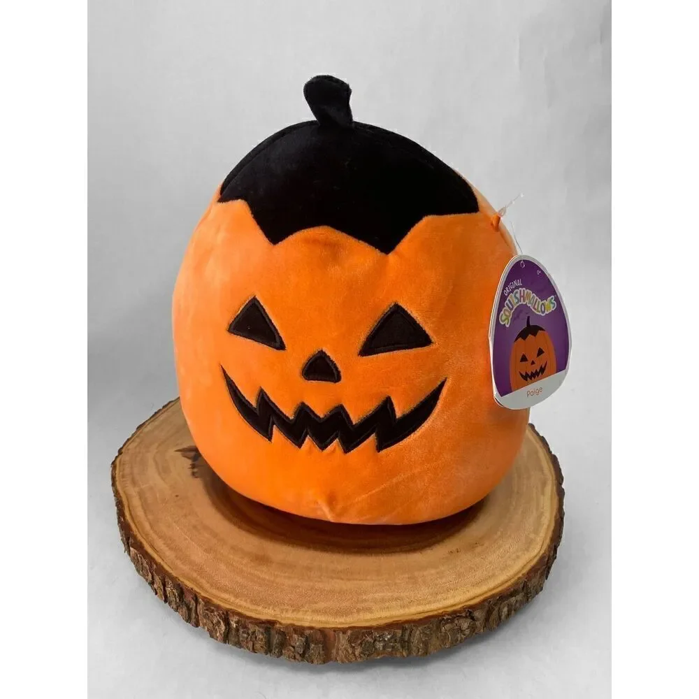Original Squishmallow Paige The Pumpkin Halloween Plush 8